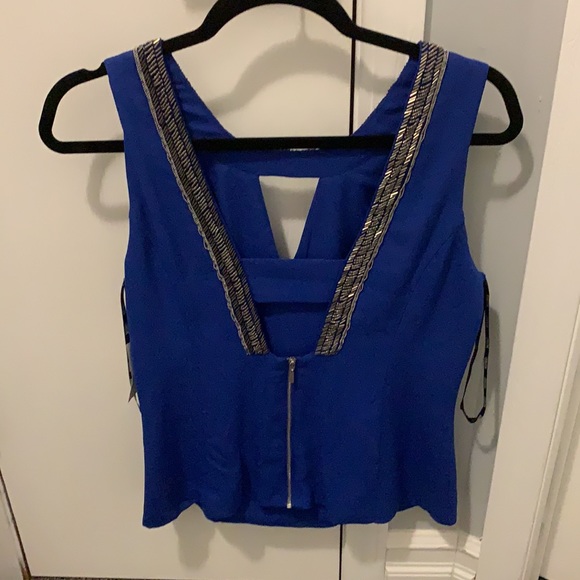 Navy dressy shirt - Picture 2 of 3